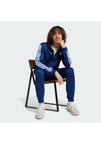Adidas Sportswear Basic 3-stripes French Terry Erkek Eşofman Takımı Mavi