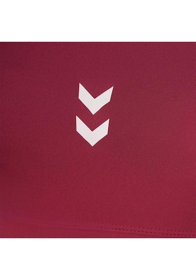 Hummel Bra Sajar Kadın Bordo Yuvarlak Yaka Atlet Bordo