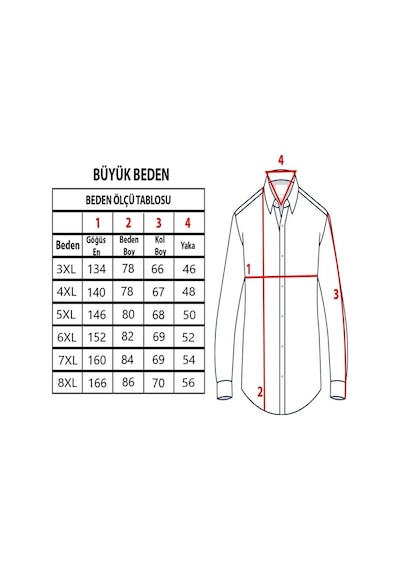 Tousus Büyük Beden Lacivert Kot Erkek Gömlek Btl-3023-Tss