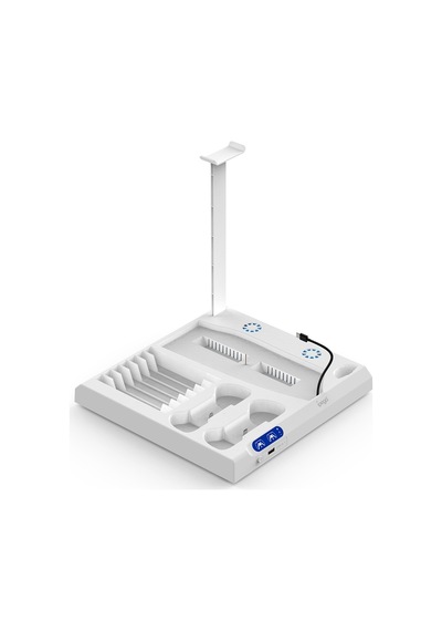 Cbtx Ps5 / Ps5 Slim Console Soğutma Base Set Seti Disk Depolama Rafı İçin Ipega Pg-p5s028 Usb Bağlantı Noktası Ve Işık
