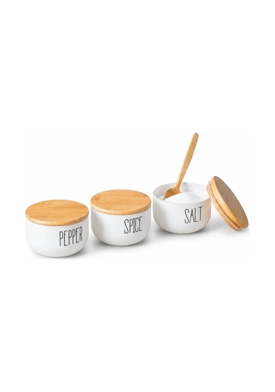 Bambu Vakumlu Hava Geçirmez Kapaklı 3'lü Beyaz Cam Baharatlık Seti 370 Ml, Spice Salt Pepper Yazılı Silindir Kavanoz, Tuzluk Ve Kuru Gıda Saklama Kabı, Tezgah Üstü Mutfak Düzenleyici 3 Parça Set Diğer Bambu Vakumlu Hava Geçirmez Kapaklı 3'lü Beyaz Cam Baharatlık Seti 370 Ml, Spice Salt Pepper Yazılı Silindir Kavanoz, Tuzluk Ve Kuru Gıda Saklama Kabı, Tezgah Üstü Mutfak Düzenleyici 3 Parça Set Diğer