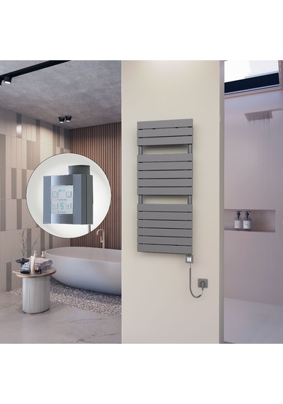 10h Elektrikli Havlupan 500 1180 Antrasit Ktx4 600 Watt Spiral Kablolu