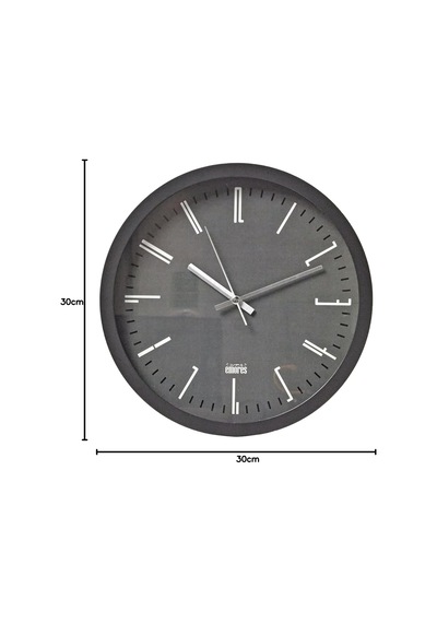Emores 30 Cm Gerçek Cam Sessiz Mekanizma Duvar Saati Çok Renkli 16758280