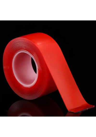 Çift Taraflı Silikon Bant Montaj Bandı Şeffaf 48 Mm X 2 Metre Güçlü Çok Amaçlı Yapıştırıcı 1 Adet