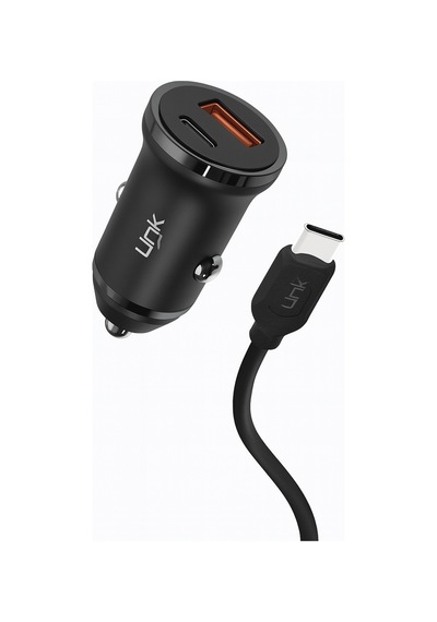 Linktech C485 Eco Çevre Dostu With Lightning Cable Dual Pd 20w Araç Şarj Aleti