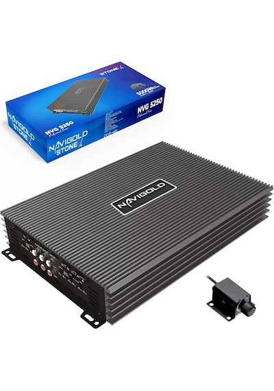 Navigold Nvg-5250 5 Kanal 5000 Wat Oto Amfi Power 4ohm 4x80w-2ohm 4x120w Rms 1x 250w Rms Bas Kontrollü - Sencan Sound