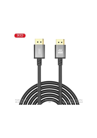 Premium Donanım Parçası Ekran Aksesuarı Bağlantı Kablosu Gb018b Dp - Dp Metal Kablo 4k - 5m 1080p