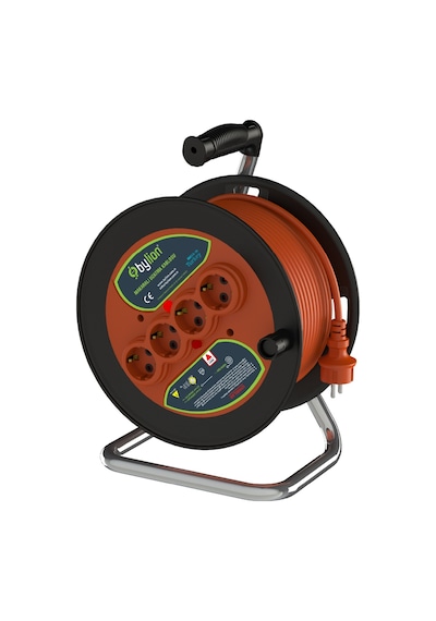 Bylıon Makaralı Seyyar Uzatma Kablosu 30m 3 2.5mm