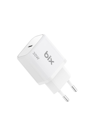 Bix Bxpd31 30w Usb-c Pd 3.0 Akım Korumalı Hızlı Şarj Cihazı Beyaz