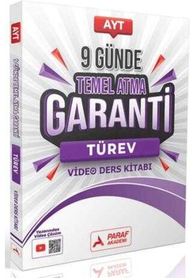 Paraf Akademi 9 Günde Temel Atma Garanti Türev Video Ders Kitabı