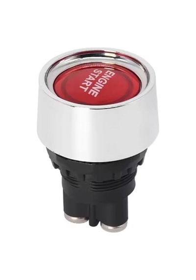 Mr-180a-2 Kırmızı Işıklı Buton 12v 24v 50a Ateşleme Marş Butonu