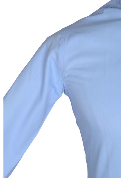 Cengiz İnler Standart Yaka Slim Fit Cepsiz Düz Erkek Gömlek 001