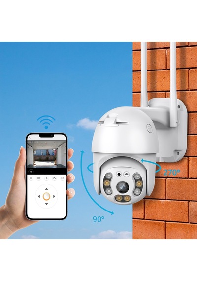Hadron X5-tech Rx-88aı Wi-fi Speed Dome İp Güvenlik Kamerası 2mp İcsee - Beyaz