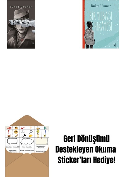 Gelibolu Ciltli + Bir Yılbaşı Hikâyesi + Okuma Sticker'ları
