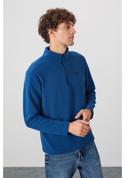Air Jones Tommy Life River Parlament Dik Yaka Erkek Polar Sweatshirt - 88310 Parlament