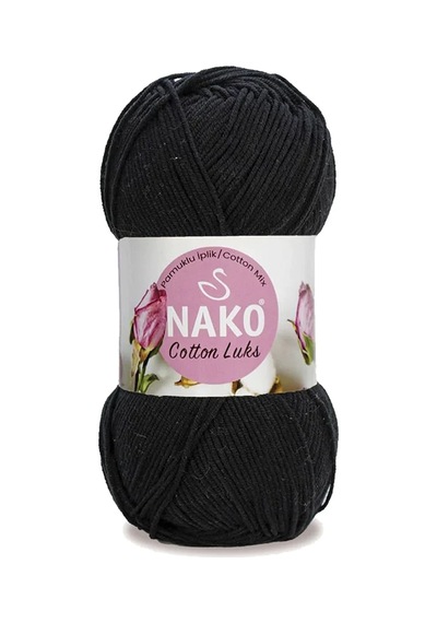 Tedar 5 Adet Cotton Lüks Yelek Tunik Kazak Bluz Hırka İpi Yünü Siyah 97568 Najmaddin (No:1) 8.5Cm X 10.5 Cm