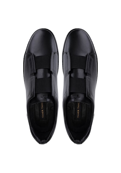 Tamer Tanca Erkek Hakiki Deri Siyah Sneakers & Spor Ayakkabı 1174 07 Erk Ayk Sk25-26 Sıyah Dr Siyah