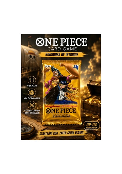 Cantex Tech One Piece Card Game Booster White And Yellow Pack 2 Paket Trading Cards - 20 Kart Ingilizce Versiyon