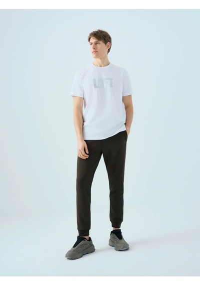 Loft Regular Fit Beyaz Erkek T-shirt Lf2038558 Beyaz