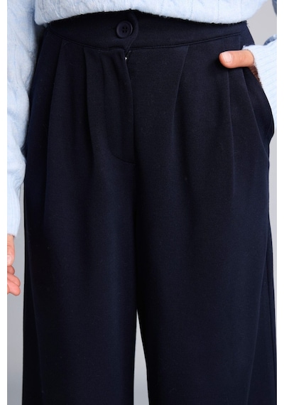 Defacto Yüksek Bel Çift Düğmeli Wıde Leg Pantolon Kız Çocuk I6731a826aunv135 Lacivert-nv135