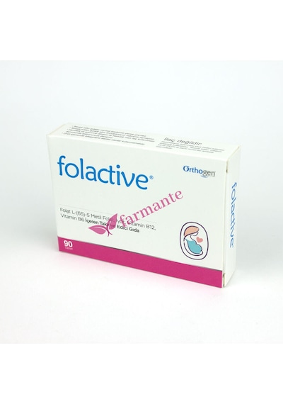 Folactive 90 Tablet Bitkisel Ekstre Içeren Gıda Takviyesi