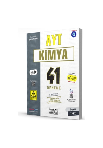 AYT 1.Dönem Kimya 41 Deneme -  Üçgen Akademi