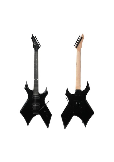 Maxword Gt-line-bk Profesyonel Warlock Kasa Hh Elektro Gitar Seti Siyah