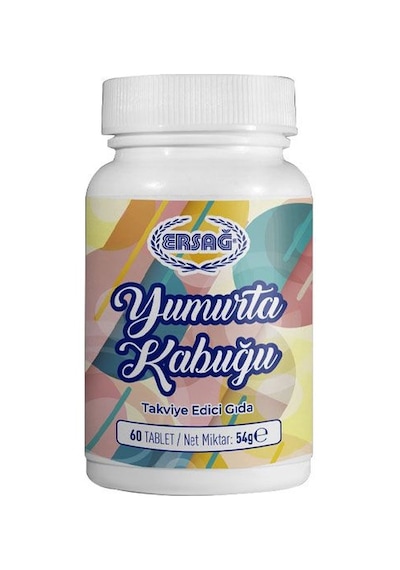 Ersağ Yumurta Kabuğu Takviye Edici Gıda 60 Tablet