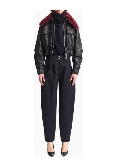 16arlington 16arlıngton Cie Jacket Shearling Bomber Ceket Siyah