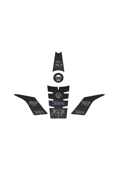 Benelli Trk 502 2017 - 2024 Uyumlu Tank Pad Set 003 Çok Renkli