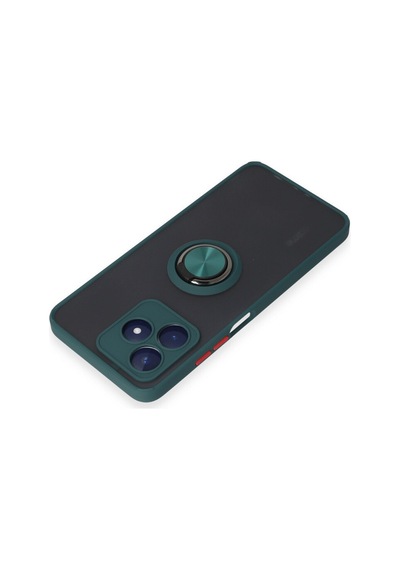 Realme C53 İçin Kamera Korumalı Yüzüklü Kılıf - Leke Tutmaz Mat Ve Dayanıklı Yapı