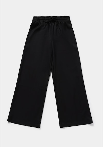 Colin's Colins Regular Fit Yüksel Bel Geniş Paça Kadın Siyah Pantolon Cl1081663 Q1.v1 Blk
