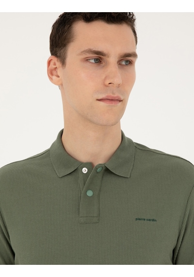 Pierre Cardin Erkek Haki Tişört 50296569-vr027 Haki
