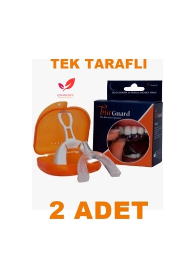Biaguard Diş Gıcırdatma Aparatı Tek Taraflı Silikon Dişlik 2 Adet