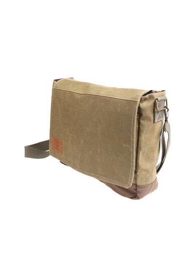oldcottoncargo OLD COTTON CARGO 7171 UNISEX SU GEÇİRMEZ LEPTOP OMUZ ÇANTASI HAKİ
