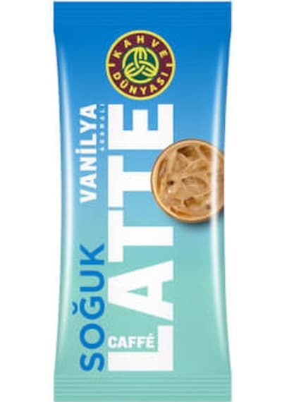 Kahve Dünyası Özel Seri Soğuk Vanilyalı Aromalı Caffe Latte 10'lu