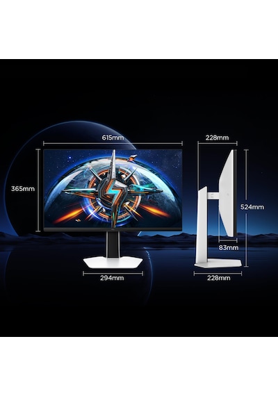 TCL 27P3A Pro Gaming Monitörü 27" 1ms 320hz Qhd 2k Qd-mini Led Fps Oyuncu Monitörü 1196 Bölge