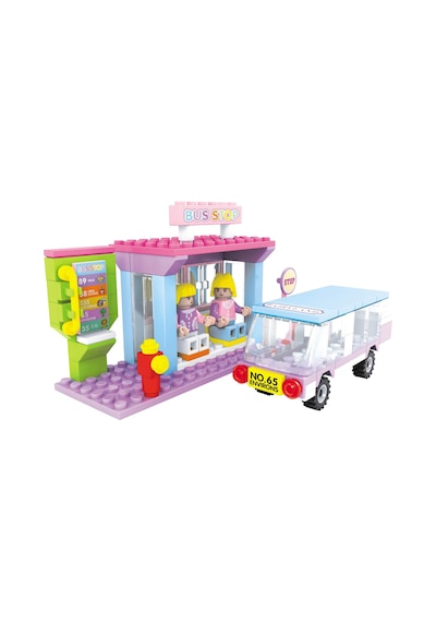 Ausini Fairy Land 125 Parça Otobüs Durağı (Bus Stop)  Seti -