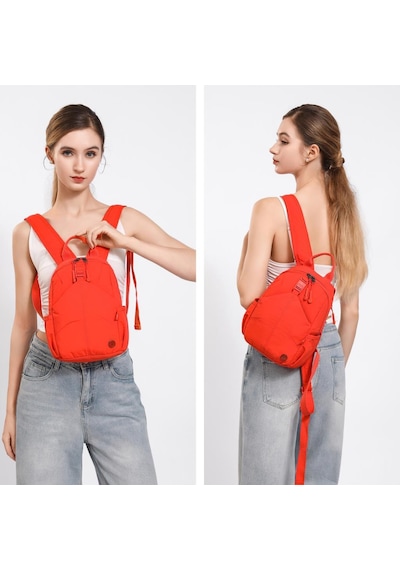 Smart Bags Mikro Poly Kumaş Küçük Boy Kadın Sırt Çantası 3334 Mavi
