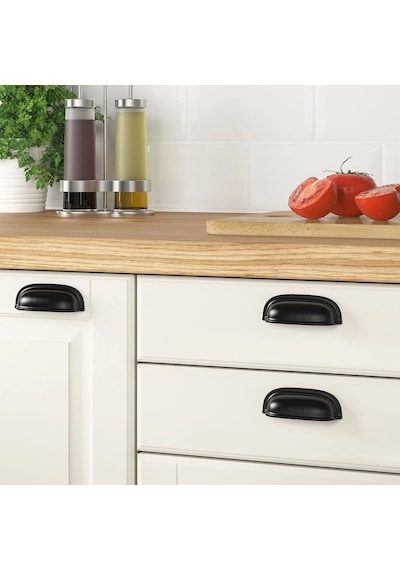 Ikea Eneryda 2'li Mobilya Kulpu 89 Mm Siyah