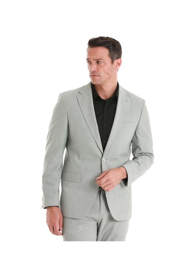 Hatemoğlu Gri Slim Fit Desenli Mono Yaka Klasik Takım Elbise 33202024c005 328 Gri