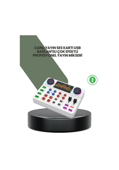 Podcast Karaoke Ve Sosyal Medya Yayınları İçin Ses Kartı