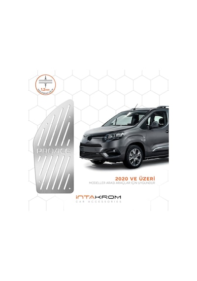 Toyota Uyumlu Proace City Krom Ayak Dinlendirme Pedalı 2020 Ve Üzeri