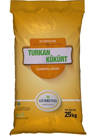 Kükürt 25 Kg Elementel Turkan Gübretaş Kükürt 25 Kg Elementel Turkan Gübretaş