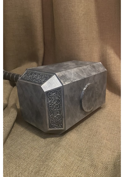 Kazanova Design Mjolnir Thor Çekici 51 Cm Büyük Boy Marvel Dekoratif Cosplay Hediyelik