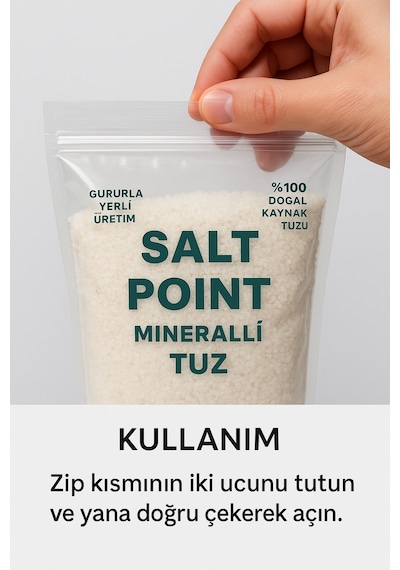 Doğal Kaynak Sungurlu Yaprak Tuz 500 Gr Yemeklik Ve Salamura Kullanım