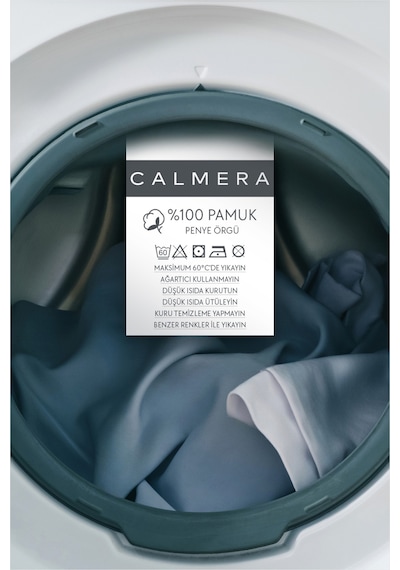 Calmera %100 Pamuk Penye Lastikli Çarşaf Tek Kişilik 90x190 - 100x200 - 120x200 Kırmızı