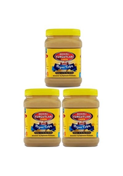 Bozkırlı Turgutlar Kepekli Beyaz Tahin 3 x 930 G