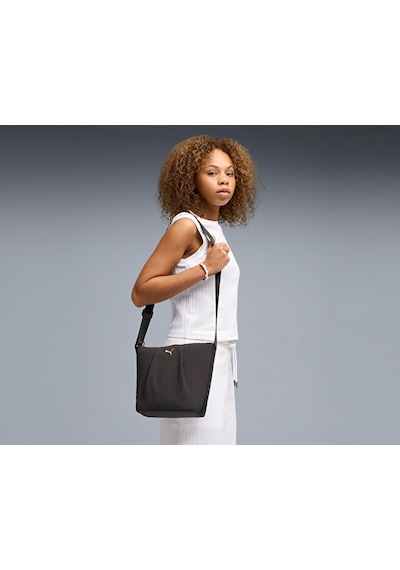 Puma Up Zipped Bucket Bag Omuz Çantası-en: 30 Cm, Boy: 26 Cm, Derinlik: 11 Cm 09218101 Siyah Siyah