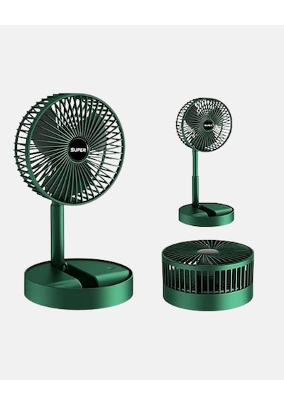 Taşınabilir Katlanabilir Mini Fan 3 Kademeli Şarj Edilebilir